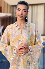 M Prints Eid II- By Maria B Unstitched Lawn Prints 3 Piece Suit  - MBMPEIDII-7A- Summer Collection