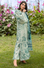 Bridgerton By Elaf Unstitched Lawn Printed 3 Piece Suit  - ELFBRGLP-7A- Daphanee- Summer Collection