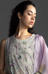 Coco Lawn By Zara Shahjahan Embroidered Lawn Suits Unstitched 3 Piece - CCLZSL7A - VEYA - Summer Collection