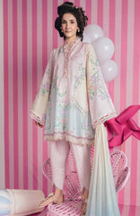 Mbasic by Maria B Unstitched Lawn Embroidered 3 Piece Suit - MBSCL-7B -  Summer Collection