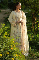 Luxury Lawn VoII By Elaf Unstitched Lawn Embroidered 3 Piece Suit - ELFLXL-7B- Sweet Talk - Summer Collection