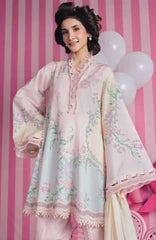 Mbasic by Maria B Unstitched Lawn Embroidered 3 Piece Suit - MBSCL-7B -  Summer Collection