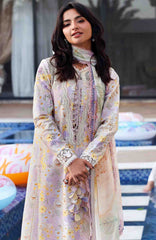 M Prints Eid II- By Maria B Unstitched Lawn Prints 3 Piece Suit  - MBMPEIDII-7B- Summer Collection