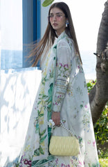 Santorini by Elaf Unstitched Lawn Printed 3 Piece Unstitched Suit - ELFSAN7B- Moon Flower- Summer Collection