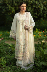 Luxury Lawn VoII By Elaf Unstitched Lawn Embroidered 3 Piece Suit - ELFLXL-7B- Sweet Talk - Summer Collection