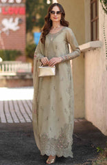 Noor Chikankari By Saadia Asad Unstitched Lawn Embroidered 3 Piece Suit - NSACKL-7B -  Summer Collection