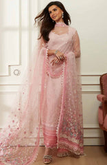 Luxury Lawn By Sobia Nazir Unstitched Lawn Embriodered 3 Piece Suit - SNLEL-7B- Summer Collection