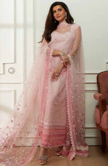 Luxury Lawn By Sobia Nazir Unstitched Lawn Embriodered 3 Piece Suit - SNLEL-7B- Summer Collection
