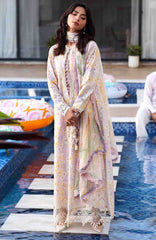 M Prints Eid II- By Maria B Unstitched Lawn Prints 3 Piece Suit  - MBMPEIDII-7B- Summer Collection