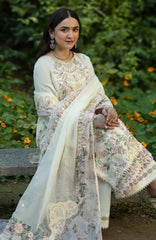 Luxury Lawn VoII By Elaf Unstitched Lawn Embroidered 3 Piece Suit - ELFLXL-7B- Sweet Talk - Summer Collection