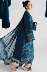 Festive Lawn By Qalamkar Unstitched Lawn Embroidered 3 Piece Suit  - QLMFSTL-07-Kaisa - Summer Collection