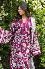 Bridgerton By Elaf Unstitched Lawn Printed 3 Piece Suit  - ELFBRGLP-4B- Dolce Rosa- Summer Collection