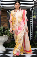 Luxury Printed Lawn By Regalia Unstitched  Lawn Printed 3 Piece Suit  - RGLASIBPRT-11- Sunset Saira- Summer Collection