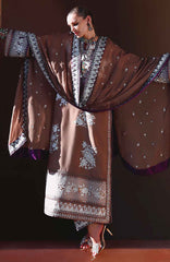 Nuvera Hemline By Mushq Unstitched Raw Silk Embroidered 3 Piece Suit MQHMNVF7-Sally- Festive Collection