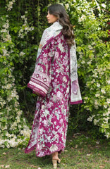 Bridgerton By Elaf Unstitched Lawn Printed 3 Piece Suit  - ELFBRGLP-4B- Dolce Rosa- Summer Collection