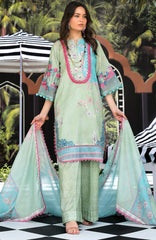 Luxury Lawn By Regalia Unstitched  Lawn Embroidered 3 Piece Suit  - RGLASIBLXL-01-Ayla Glow- Summer Collection