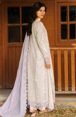 Summer Together  by Afrozeh Unstitched Lawn Embroidered 3 Piece Suit - AFRSTGL-03- Solayne - Summer Collection