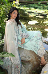 QPrints By Qalamkar Unstitched Lawn Printed 3 Piece Suit QLMQP26 Slona - 4A - Summer Collection