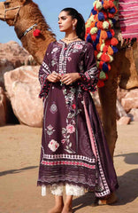 Breeze by  Saira Shakira Unstitched Lawn Embroidered 3 Piece Suits -SRSKBLXL-2A- Noor Summer Collection