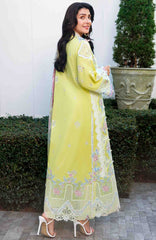 A Moi - Held By Love By Mushq Unstitched Luxury Lawn Embroidered 3 Piece Suit - MQHMAM-07- Tender Whisper- Summer Collection