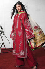 Jugnu by Hussain Rehar Unstitched Lawn Embroidered 3 Piece Suits- -JUGELXL-07- Diryaz- Summer Collection