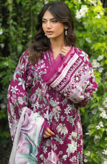 Bridgerton By Elaf Unstitched Lawn Printed 3 Piece Suit  - ELFBRGLP-4B- Dolce Rosa- Summer Collection
