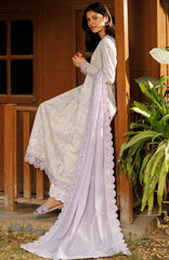 Summer Together  by Afrozeh Unstitched Lawn Embroidered 3 Piece Suit - AFRSTGL-03- Solayne - Summer Collection
