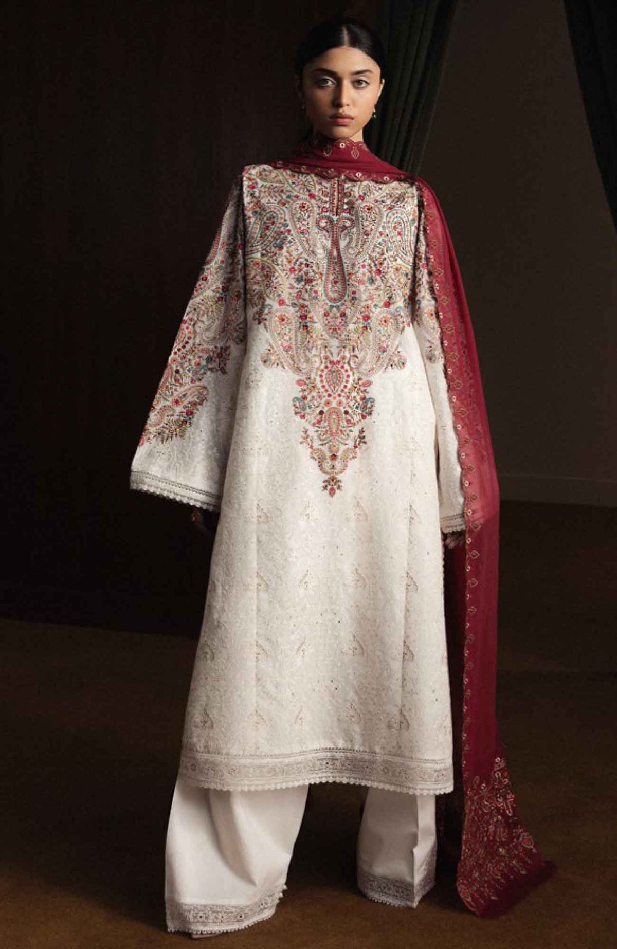 Satori By Zara Shahjahan Unstitched Lawn Embroidered 3 Piece Suit  - ZSSTL-7 -HIKARI - Summer Collection