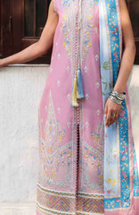 Lumina By Bin Ilyas Unstitched Lawn Embroidered 3 Piece Suit BNLYLMN-07-  Summer Collection