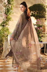 Tea Affair By Maria B Unstitched Chiffon Embroidered 3 Piece Suit- MBTACH-02- Formal Collection