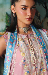 Lumina By Bin Ilyas Unstitched Lawn Embroidered 3 Piece Suit BNLYLMN-07-  Summer Collection