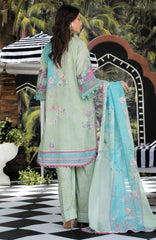 Luxury Lawn By Regalia Unstitched  Lawn Embroidered 3 Piece Suit  - RGLASIBLXL-01-Ayla Glow- Summer Collection