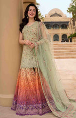 AYA –Luxury Lawn By Faiza Saqlain Unstitched Lawn Embroidered 3 Piece Suits - FSQLXL-ELDIRA- Summer Collection