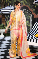 Luxury Printed Lawn By Regalia Unstitched  Lawn Printed 3 Piece Suit  - RGLASIBPRT-11- Sunset Saira- Summer Collection