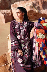 Breeze by  Saira Shakira Unstitched Lawn Embroidered 3 Piece Suits -SRSKBLXL-2A- Noor Summer Collection