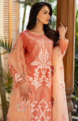 Astoria By Mushq Unstitched  Festive Lawn Embroidered 3 Piece Suit - MQHMAFL-10-Avienne- Summer Collection