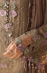 Tea Affair By Maria B Unstitched Chiffon Embroidered 3 Piece Suit- MBTACH-02- Formal Collection