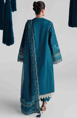 Festive Lawn By Qalamkar Unstitched Lawn Embroidered 3 Piece Suit  - QLMFSTL-07-Kaisa - Summer Collection