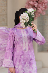 Maya Lawn Vol 4  BY Aizal Ready to wear Printed 3 Piece Suit -AZLV4MYA -01 - Summer Collection