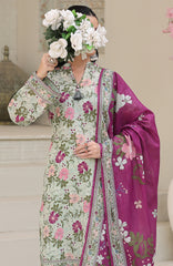 Maya Lawn Vol 4  BY Aizal Ready to wear Printed 3 Piece Suit -AZLV4MYA -03- Summer Collection