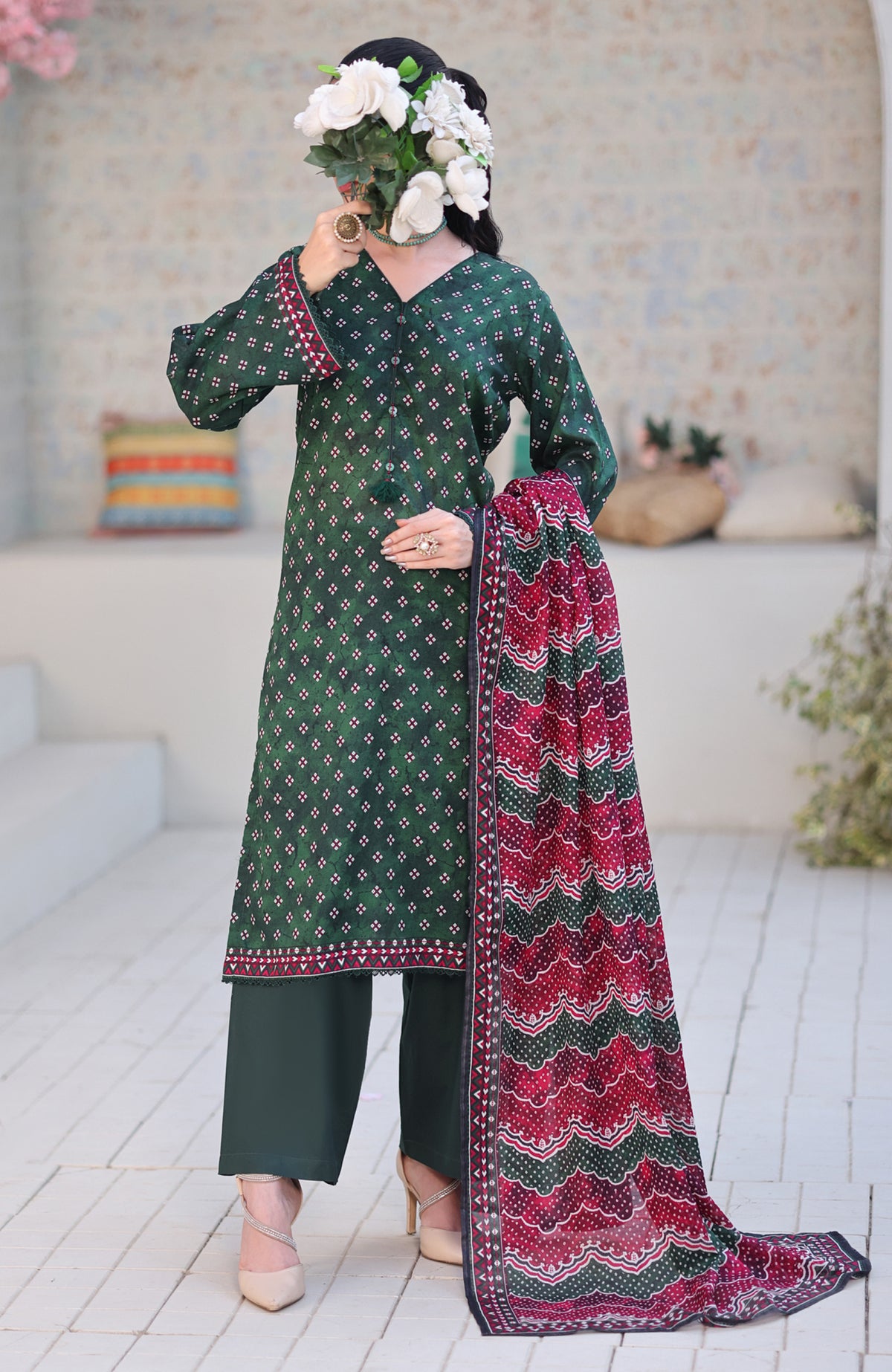 Maya Lawn Vol 4  BY Aizal Ready to wear Printed 3 Piece Suit -AZLV4MYA -07- Summer Collection