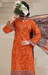 Maya Lawn Vol 4  BY Aizal Ready to wear Printed 3 Piece Suit -AZLV4MYA -10- Summer Collection