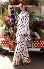 M Prints Eid II- By Maria B Unstitched Lawn Prints 3 Piece Suit  - MBMPEIDII-8A- Summer Collection
