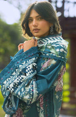 Bridgerton By Elaf Unstitched Lawn Printed 3 Piece Suit  - ELFBRGLP-8A- Eloise- Summer Collection