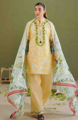 Coco  Prints Drop-One By Zara Shahjahan Unstitched Lawn Printed 3 Piece Suit - CCZSLP-8A- Ayla   - Summer Collection