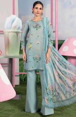 Mbasic by Maria B Unstitched Lawn Embroidered 3 Piece Suit - MBSCL-8B -  Summer Collection