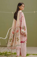 Coco  Prints Drop-One By Zara Shahjahan Unstitched Lawn Printed 3 Piece Suit - CCZSLP-8B- Ayla   - Summer Collection