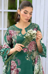 Bridgerton By Elaf Unstitched Lawn Printed 3 Piece Suit  - ELFBRGLP-8B- Marin- Summer Collection