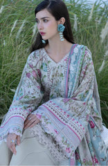 Santorini by Elaf Unstitched Lawn Printed 3 Piece Unstitched Suit - ELFSAN8B- Fairy Tale- Summer Collection