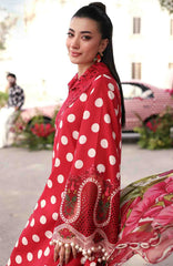 M Prints Eid II- By Maria B Unstitched Lawn Prints 3 Piece Suit  - MBMPEIDII-8B- Summer Collection